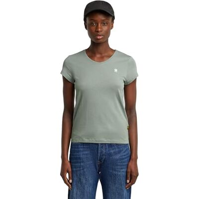 G-STAR RAW 8719965012981 Eyben Slim V-Neck Top 2.0, Blå (Iceberg Green D24533-4107-c959), XXS G-STAR RAW 8719965012981 Eyben Slim V-Neck Top 2.0, Blå (Iceberg Green D24533-4107-c959), XXS