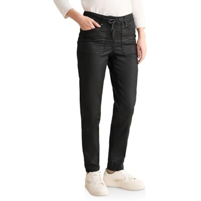 Cecil belagda jeans, Svart tvättad, 34W / 28L Cecil belagda jeans, Svart tvättad, 34W / 28L