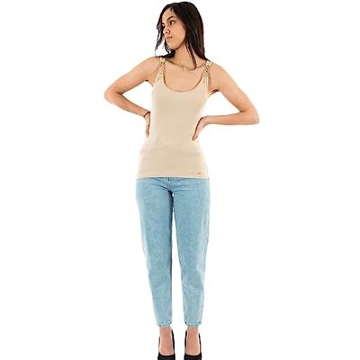 Morgan Dam Top DUA Beige TXS, linne, XS Morgan Dam Top DUA Beige TXS, linne, XS