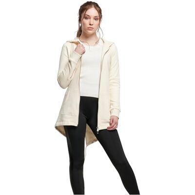 Urban Classics Damsweatshirt, jacka, sweatparkas, huvtröja med dragkedja, finns i över 10 färger, storlek XS till 5XL, Vit, M Urban Classics Damsweatshirt, jacka, sweatparkas, huvtröja med dragkedja, finns i över 10 färger, storlek XS till 5XL, Vit, M