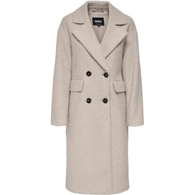 ONLY Onlvaleria Piper Coat Cc OTW kappa för kvinnor, Pimpsten, L ONLY Onlvaleria Piper Coat Cc OTW kappa för kvinnor, Pimpsten, L