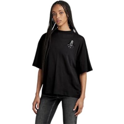 G-STAR RAW Damer Graphic Loose R T Wmn T-shirt, Flerfärgad (Dk Black Raw Bulb D24215-c954-g274), L G-STAR RAW Damer Graphic Loose R T Wmn T-shirt, Flerfärgad (Dk Black Raw Bulb D24215-c954-g274), L