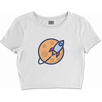 Bona Basics , Digital tryckt basic t-shirt för damer,% 100 bomull, vit, ledig, damtoppar, storlek: S, Vit, S Kort Bona Basics , Digital tryckt basic t-shirt för damer,% 100 bomull, vit, ledig, damtoppar, storlek: S, Vit, S Kort