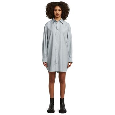 8721136008785 Oversized vävd klänning ls wmn, Flerfärgad (Salute/White Oxford D26979-c290-h511), M 8721136008785 Oversized vävd klänning ls wmn, Flerfärgad (Salute/White Oxford D26979-c290-h511), M