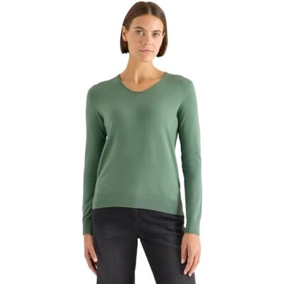 Cecil Mysig tröja Highland Green Melange L Cecil Mysig tröja Highland Green Melange L