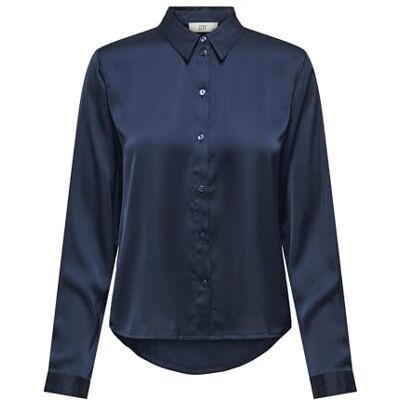 JDY fifi L/S Shirt WVN Noos, Totalförmörkelse, 36 JDY fifi L/S Shirt WVN Noos, Totalförmörkelse, 36
