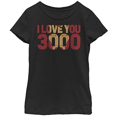 Fifth Sun Marvel Flicka Love You 3000 T-shirt T-shirt, svart, XS, svart, XS Fifth Sun Marvel Flicka Love You 3000 T-shirt T-shirt, svart, XS, svart, XS