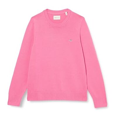 GANT Classic bomull C-hals, Ljus röd, XL GANT Classic bomull C-hals, Ljus röd, XL