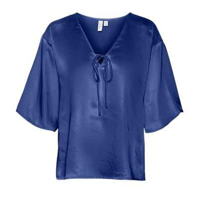 VERO MODA VMRIVER 2/4 V-hals TOP WVN BTQ GA, Surfa på webben, XL VERO MODA VMRIVER 2/4 V-hals TOP WVN BTQ GA, Surfa på webben, XL