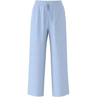 SELECTED FEMME Dam byxor viskosblandning Slfviva-Gulia Hw Long Sun Pant Noos, blå, 38 SELECTED FEMME Dam byxor viskosblandning Slfviva-Gulia Hw Long Sun Pant Noos, blå, 38