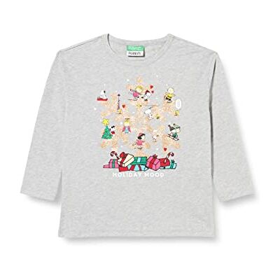 United t-shirt för flickor, Melange ljusgrå 501, 170 cm United t-shirt för flickor, Melange ljusgrå 501, 170 cm