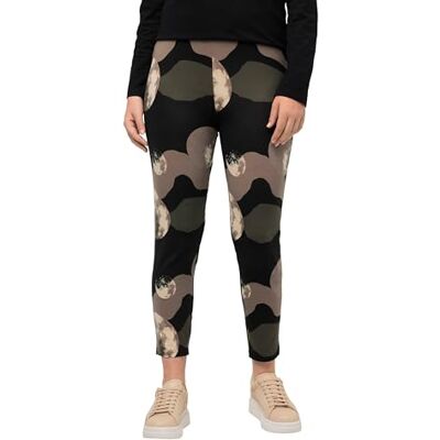 Ulla Popken Ulla popkar, kvinnor, stora storlekar, leggings med måntryck, svart, 32W x 32L Ulla Popken Ulla popkar, kvinnor, stora storlekar, leggings med måntryck, svart, 32W x 32L