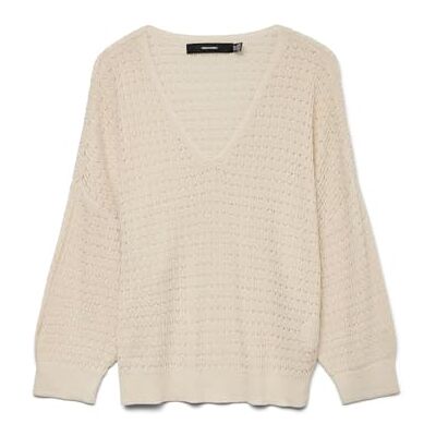 VERO MODA Vmnewlexsun Stitchy 3/4 V-N Bat Pull. Ga, Björk, M VERO MODA Vmnewlexsun Stitchy 3/4 V-N Bat Pull. Ga, Björk, M