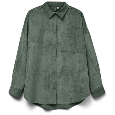 VERO MODA Vmsanne Courderoy Ls Shirt WVN Ga Noos, Laurelkrans, M VERO MODA Vmsanne Courderoy Ls Shirt WVN Ga Noos, Laurelkrans, M