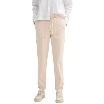 TOM TAILOR Denim dam joggare jersey byxor, 19663 Ljus kamelmelange, XS TOM TAILOR Denim dam joggare jersey byxor, 19663 Ljus kamelmelange, XS
