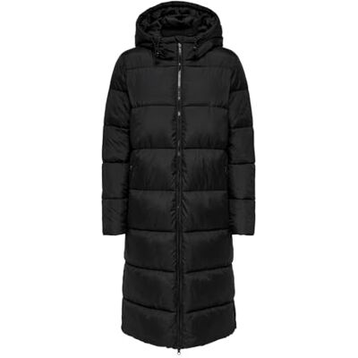 ONLY Onlmontana lång buffertjacka Noos OTW kappa, svart, S ONLY Onlmontana lång buffertjacka Noos OTW kappa, svart, S