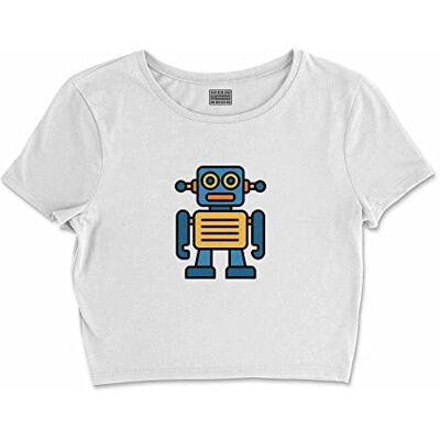 Bona Basics , Digitalt tryck, bas-t-shirt för kvinnor, 100% bomull, vit, avslappnad, damtoppar, storlek: L, Vitt och blått Bona Basics , Digitalt tryck, bas-t-shirt för kvinnor, 100% bomull, vit, avslappnad, damtoppar, storlek: L, Vitt och blått