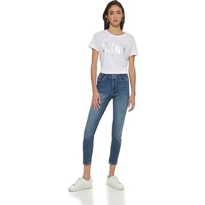 DKNY kvinnors bleeker Shaping skinny jeans byxor, medium tvätt denim, 24, blå, 24 DKNY kvinnors bleeker Shaping skinny jeans byxor, medium tvätt denim, 24, blå, 24