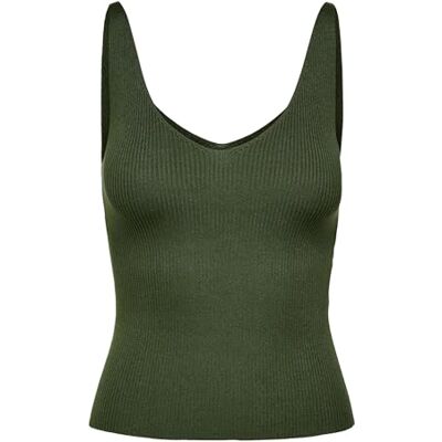 JDY nanna S/L Topp KNT Noos t-shirt för kvinnor, Kalamata /, 36 SE JDY nanna S/L Topp KNT Noos t-shirt för kvinnor, Kalamata /, 36 SE