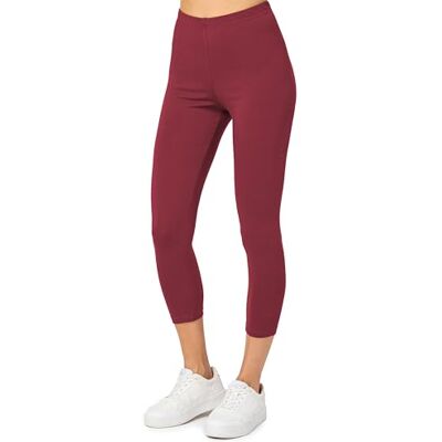 Merry Style Dam 3/4 Leggings MS10-199(Rödvin, S) Merry Style Dam 3/4 Leggings MS10-199(Rödvin, S)