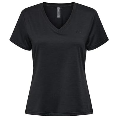 ONLY Play Damtränings T-shirt - Melange Sportig V-Hals T-shirt ONLY Play Damtränings T-shirt - Melange Sportig V-Hals T-shirt