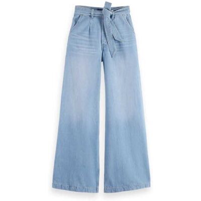 Scotch & Soda dam Jeans The Wave Wide Leg Jeans Luna Blue Light Scotch & Soda dam Jeans The Wave Wide Leg Jeans Luna Blue Light