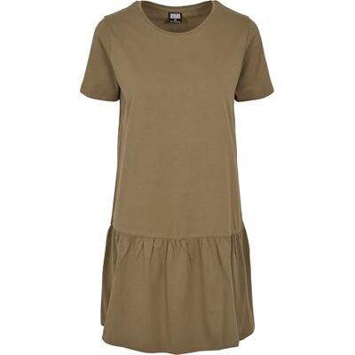 Urban Classics dam dam kappa t-shirt klänning, Khaki, M Urban Classics dam dam kappa t-shirt klänning, Khaki, M