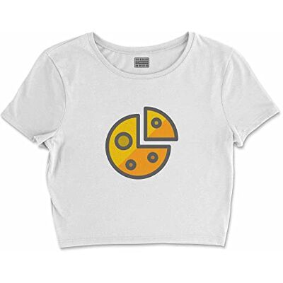 Bona Basics , Digitalt tryck, bas-t-shirt för kvinnor, 100% bomull, vit, avslappnad, damtoppar, storlek: M, Vitt och blått, M kort Bona Basics , Digitalt tryck, bas-t-shirt för kvinnor, 100% bomull, vit, avslappnad, damtoppar, storlek: M, Vitt och blått, M kort