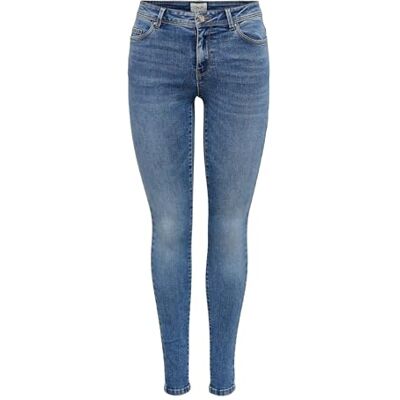 ONLY ONLWAUW MID Skinny DNM BJ370 NOOS, Mellanblå denim, (M) W x 30L ONLY ONLWAUW MID Skinny DNM BJ370 NOOS, Mellanblå denim, (M) W x 30L