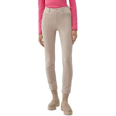s.Oliver Damskinny: Leggings med fotögla, BRUN, 38W x 30L s.Oliver Damskinny: Leggings med fotögla, BRUN, 38W x 30L