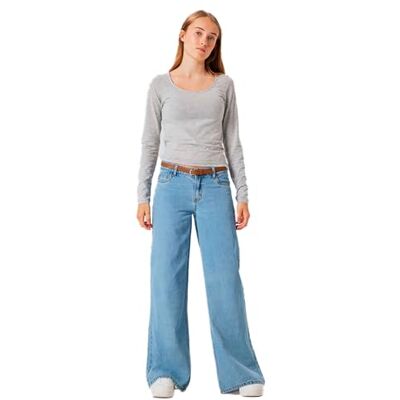 Lmtd Nlfkizza DNM Lw Wide byxa Noos, Ljusblå denim, 176 Lmtd Nlfkizza DNM Lw Wide byxa Noos, Ljusblå denim, 176