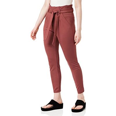 VERO MODA Damer Vmeva Hr Loose Paperbag Cot Ps P Noos Ga byxor, Sabel, M VERO MODA Damer Vmeva Hr Loose Paperbag Cot Ps P Noos Ga byxor, Sabel, M