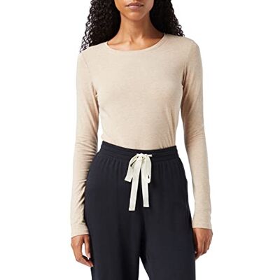 Amazon Essentials Women's Långärmad T-shirt med rund hals klassisk passform (finns i plusstorlek), Ljusbrun ljung, L Amazon Essentials Women's Långärmad T-shirt med rund hals klassisk passform (finns i plusstorlek), Ljusbrun ljung, L