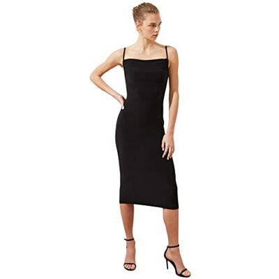 Trendyol Polyester Mix Klänning Svart Bodycon M Svart, Svart, M Trendyol Polyester Mix Klänning Svart Bodycon M Svart, Svart, M