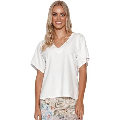 Makadamia dam casual blus, kräm, 40-42 Makadamia dam casual blus, kräm, 40-42