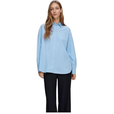 SELECTED FEMME Slfdina-sanni Ls skjorta Noos långärmad blus, Kashmir blå, 38 SELECTED FEMME Slfdina-sanni Ls skjorta Noos långärmad blus, Kashmir blå, 38