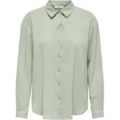 JDY Bestseller A/S theis L/S lös skjorta WVN Noos skjorta, Ökensalt, M JDY Bestseller A/S theis L/S lös skjorta WVN Noos skjorta, Ökensalt, M
