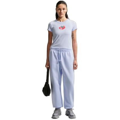 NIKE dam Sportswear Chill Knit Slim-fit Cropped-t-shirt Für Damen T-tröja NIKE dam Sportswear Chill Knit Slim-fit Cropped-t-shirt Für Damen T-tröja
