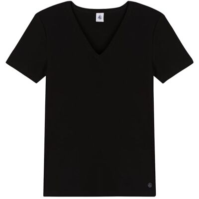 Petit Bateau T-shirt dam, svart, XXS Petit Bateau T-shirt dam, svart, XXS