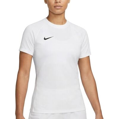 NIKE Dri-Fit Park VIII T-Shirt för kvinnor, White/Black, S NIKE Dri-Fit Park VIII T-Shirt för kvinnor, White/Black, S