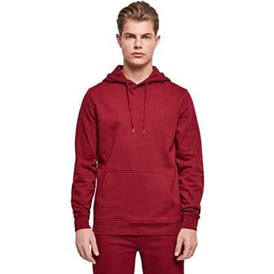 Build Your Brand Huvtröja för män, Burgund, XXL Build Your Brand Huvtröja för män, Burgund, XXL