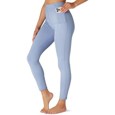 FM London leggings med hög midja – mjuka damleggings i full längd och capridesign – stretchiga och bekväma, passar som yogabyxor eller gymleggings, Blå (Brunera) Capri, M FM London leggings med hög midja – mjuka damleggings i full längd och capridesign – stretchiga och bekväma, passar som yogabyxor eller gymleggings, Blå (Brunera) Capri, M