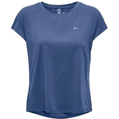 ONLY Onpaubree Life On Ss Bat Loose Tee Noos, Coastal Fjord, S ONLY Onpaubree Life On Ss Bat Loose Tee Noos, Coastal Fjord, S
