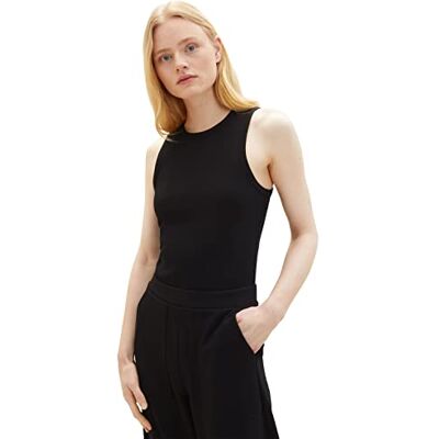 TOM TAILOR Denim dam Topp 1036941, 14482 Deep Black, XS TOM TAILOR Denim dam Topp 1036941, 14482 Deep Black, XS
