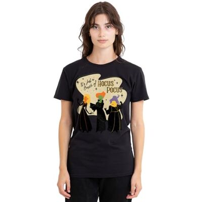 Disney dam Hocus Pocus Just A Bunch Of Hocus Pocus Sanderson Sisters Ladies T Shirt, Black T-tröja Disney dam Hocus Pocus Just A Bunch Of Hocus Pocus Sanderson Sisters Ladies T Shirt, Black T-tröja