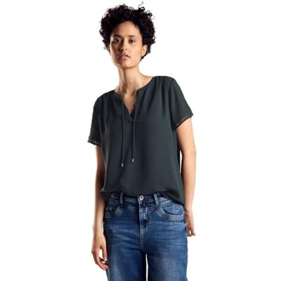 Street One chiffongblus, Cool vintage grön, 34 Street One chiffongblus, Cool vintage grön, 34