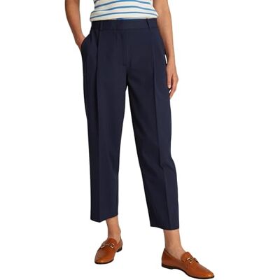 Tommy Hilfiger dam LW BI-STRETCH avsmalnande byxor WW0WW44793, blå, 32, Blå (mörk natt marinblå), 58 SE Tommy Hilfiger dam LW BI-STRETCH avsmalnande byxor WW0WW44793, blå, 32, Blå (mörk natt marinblå), 58 SE
