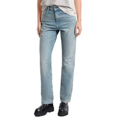 G-STAR RAW Viktoria höga raka jeans, Blå, 31W / 30L G-STAR RAW Viktoria höga raka jeans, Blå, 31W / 30L