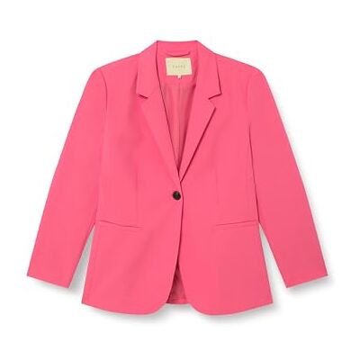 KAFFE Blazer Single Breasted Notch Lapel Regular Fit Jetted Pockets, rosa, 44 KAFFE Blazer Single Breasted Notch Lapel Regular Fit Jetted Pockets, rosa, 44