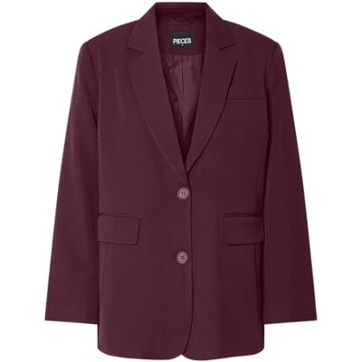 PIECES Pckamil Ls Loose Blazer Noos Bc, tawny port, XXL PIECES Pckamil Ls Loose Blazer Noos Bc, tawny port, XXL